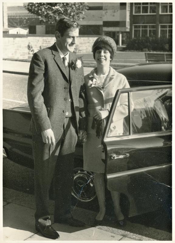 Carol Wilson & Keith Jones' wedding day, 29th October 1966 at Coventry Register Office - CLICK TO VIEW ZOOMED IMAGE Family image