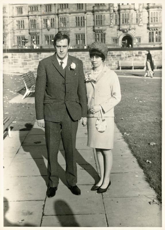 Carol Wilson & Keith Jones' wedding day, 29th October 1966 at Coventry Register Office - CLICK TO VIEW ZOOMED IMAGE Family image