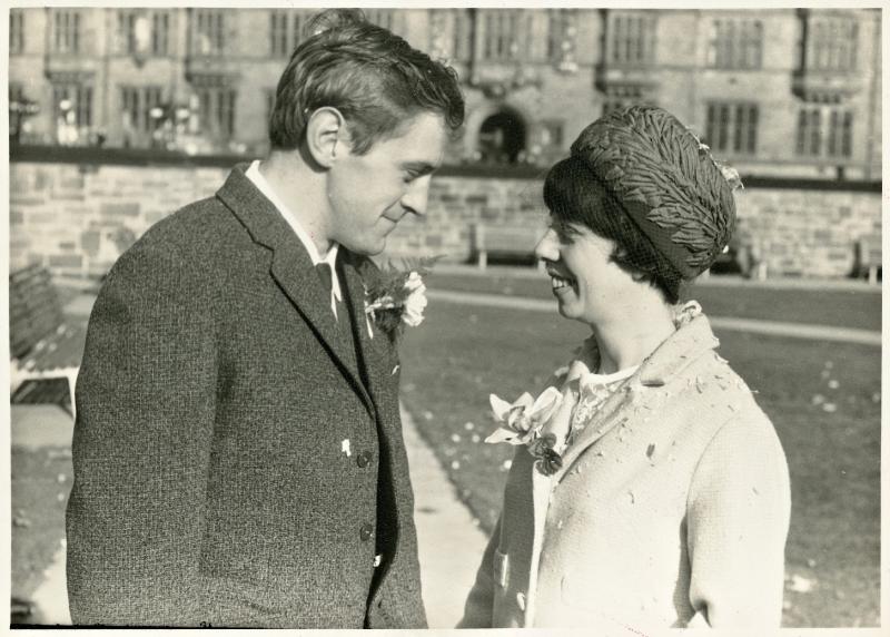 Carol Wilson & Keith Jones' wedding day, 29th October 1966 at Coventry Register Office - CLICK TO VIEW ZOOMED IMAGE Family image