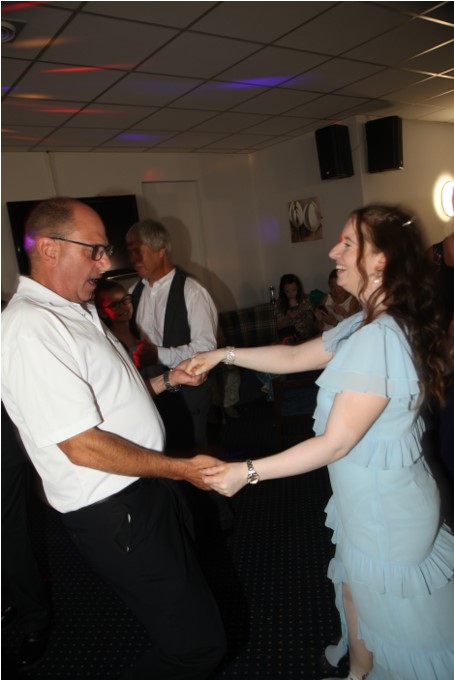 Georgina & Andrew Cox's wedding day, 20th August 2022 - Reception at Willenhall Social Club - CLICK TO VIEW ZOOMED IMAGE Family image