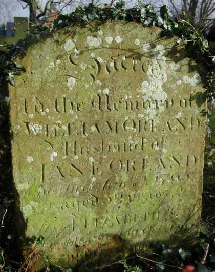 William Orland's Gravestone